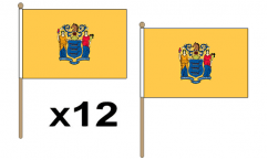 New Jersey Hand Flags